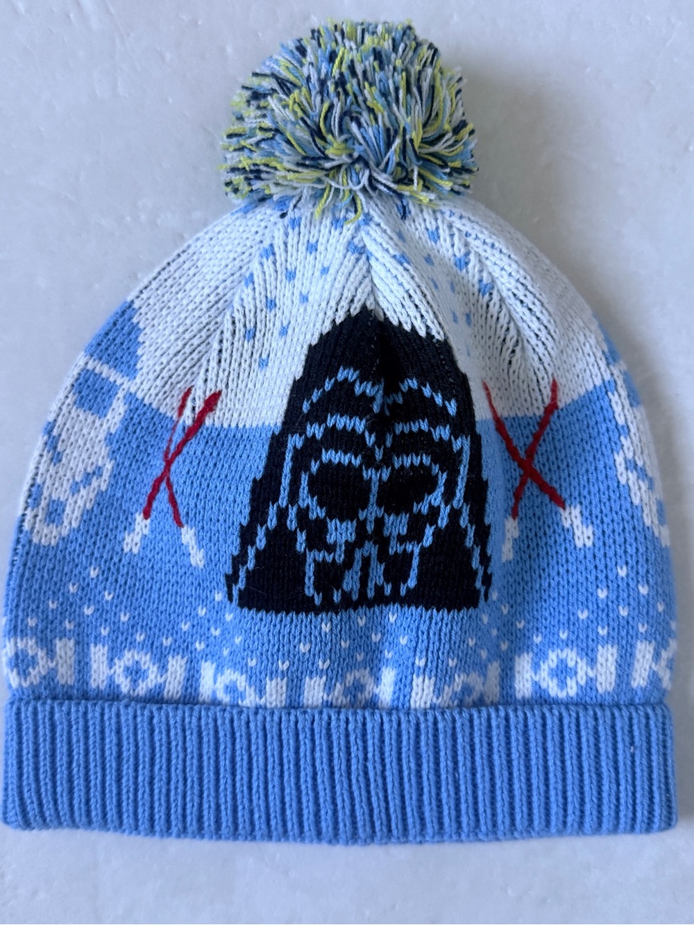 Hanna Andersson Star Wars Beanie Hat Darth Vader Storm Troopers Pom Pom size M